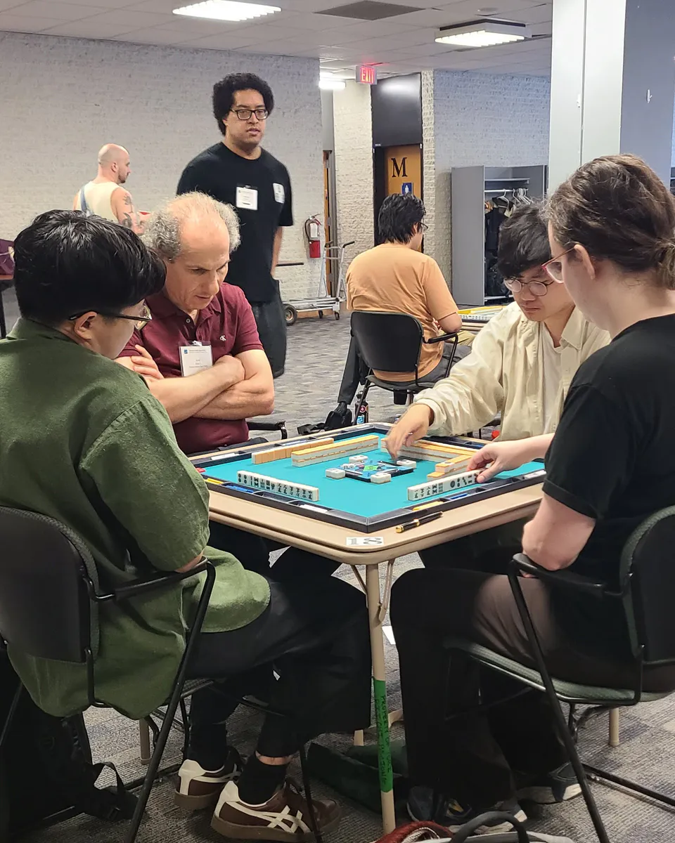 A game at the 2026 Toronto Riichi Open